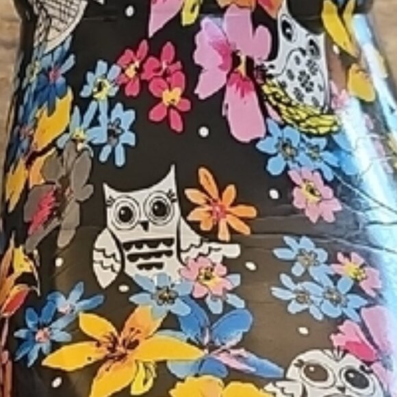 Anywear Nurse Slip Resistant Owl Print closed back Clogs Women 11 Men  9 unisex - Picture 14 of 14